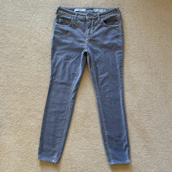 Anthropologie Women’s Pilcro and the Letterpress Velvety High-Rise Skinny Pants. - Picture 1 of 5